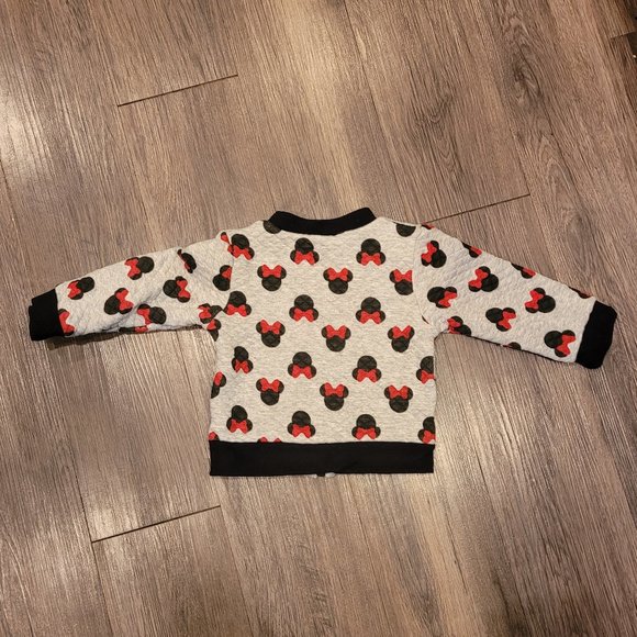 Disney Baby Little Girls Minnie Mouse Quilted Jacket size 24m - Picture 4 of 4
